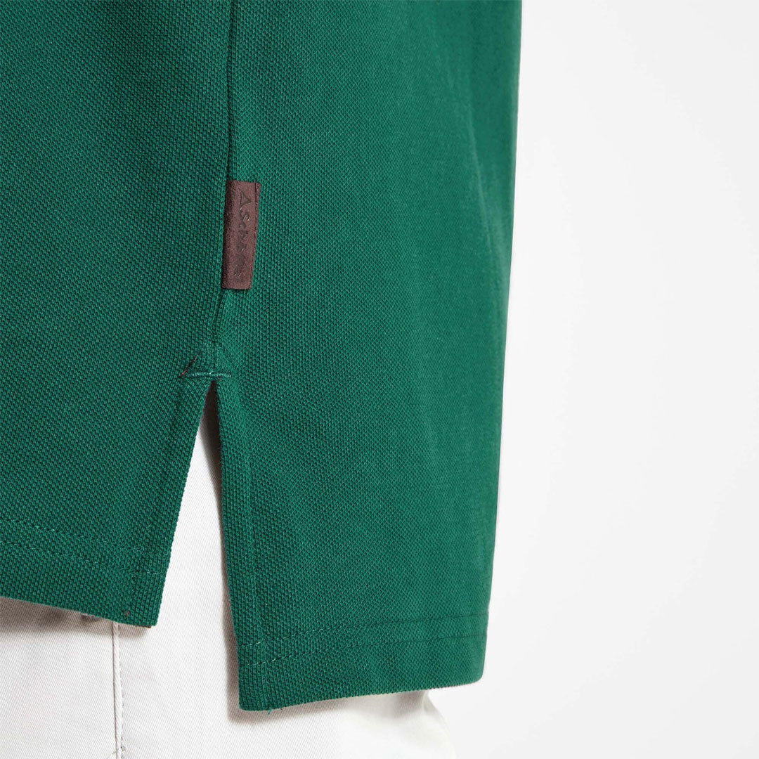 Schoffel Men's St. Ives Tailored Polo Shirt in Pine Green
