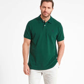 Schoffel Men's St. Ives Tailored Polo Shirt in Pine Green