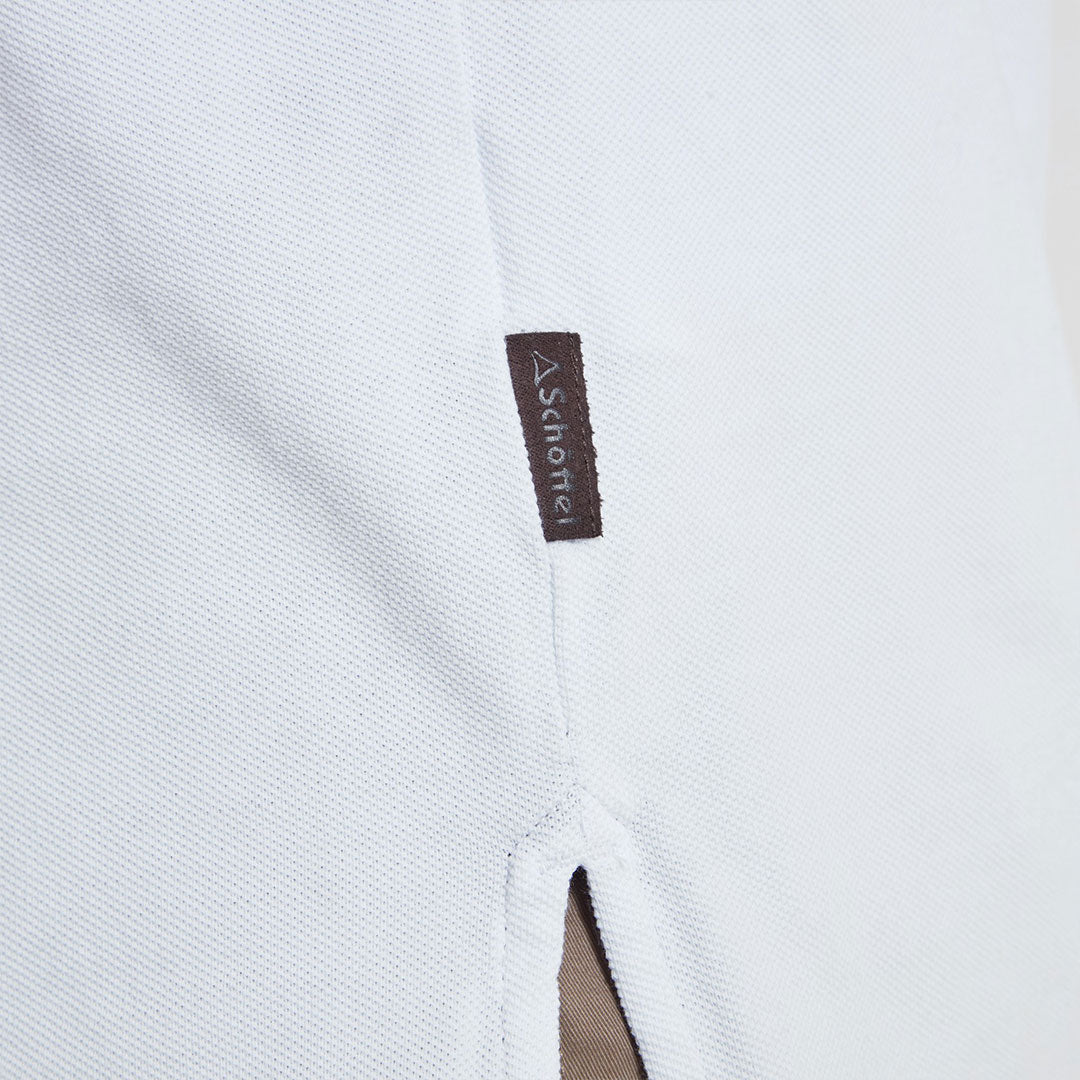 Schoffel Men's St. Ives Tailored Polo Shirt in White