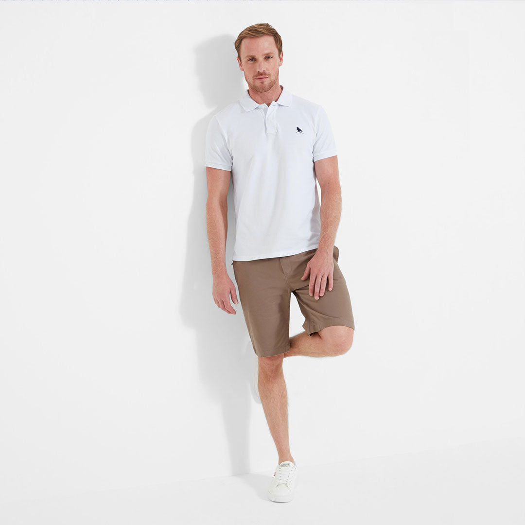 Schoffel Men's St. Ives Tailored Polo Shirt in White