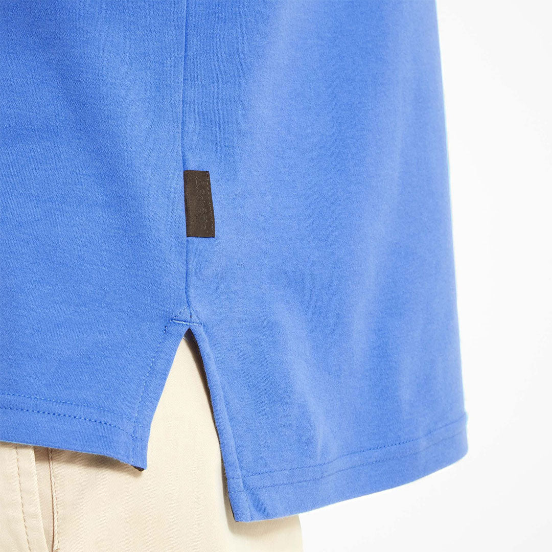 Schoffel Men's St. Ives Jersey Polo Shirt in Cornflower Blue