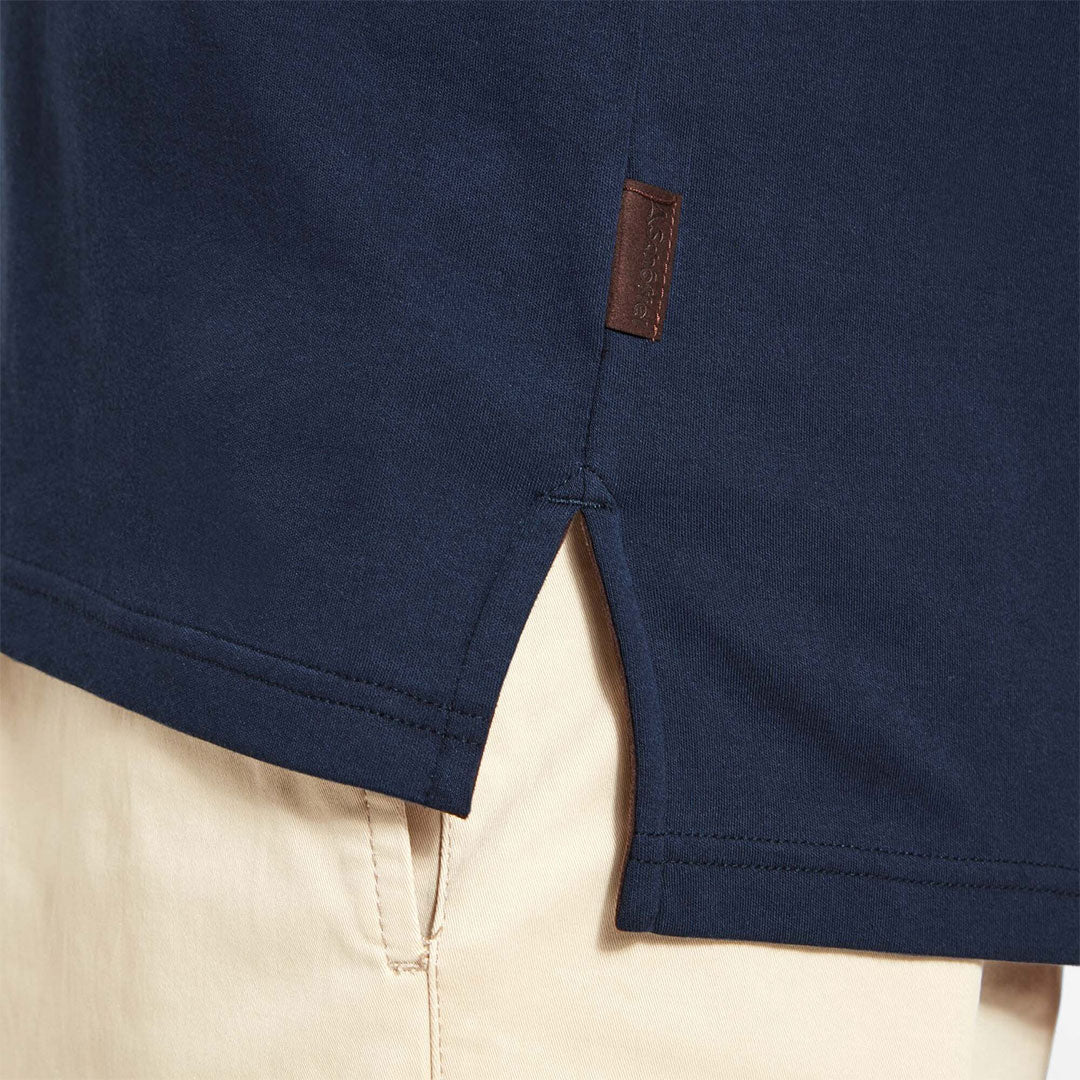 Schoffel Men's St. Ives Jersey Polo Shirt in Navy