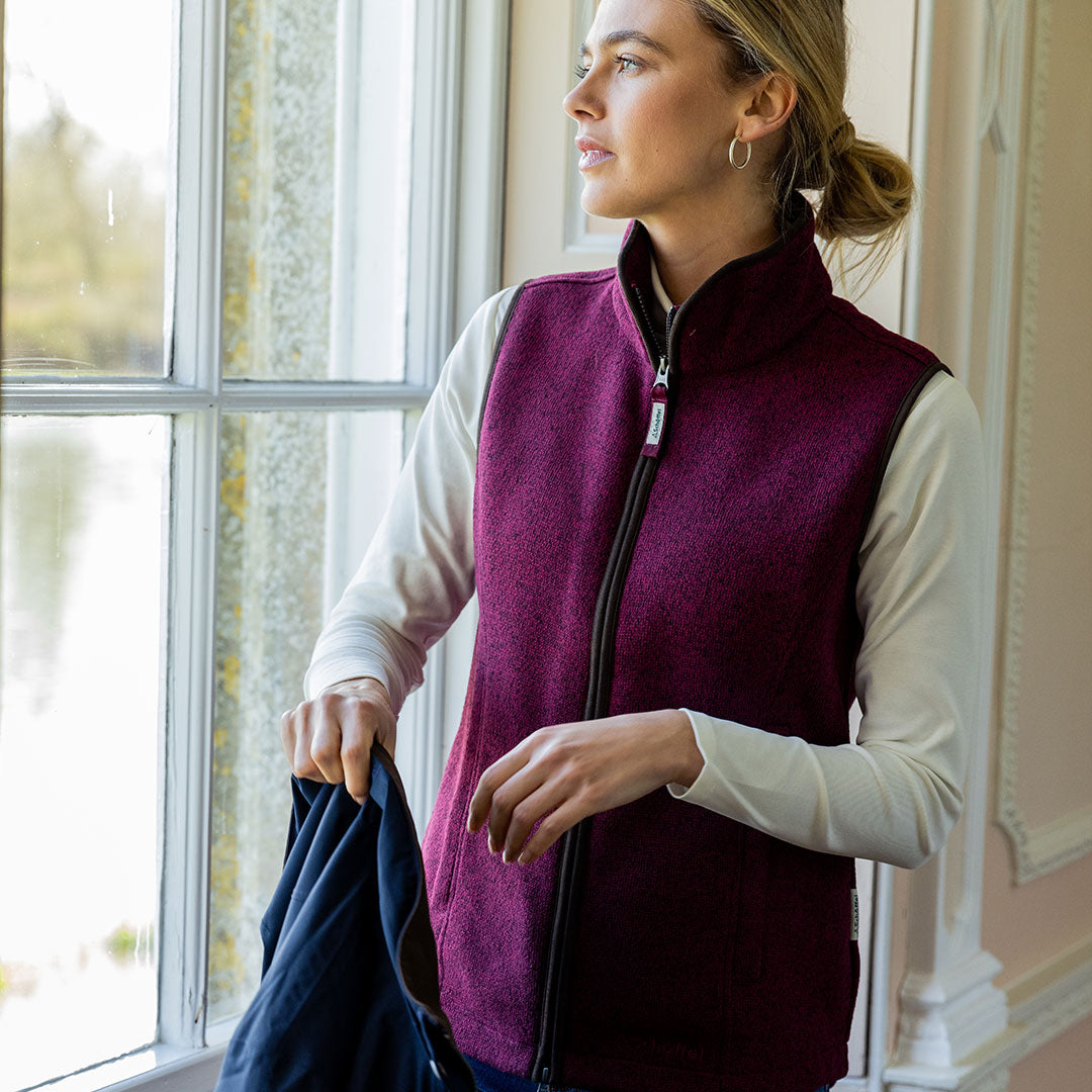 Schoffel Women's Ashton Gilet in Mulberry