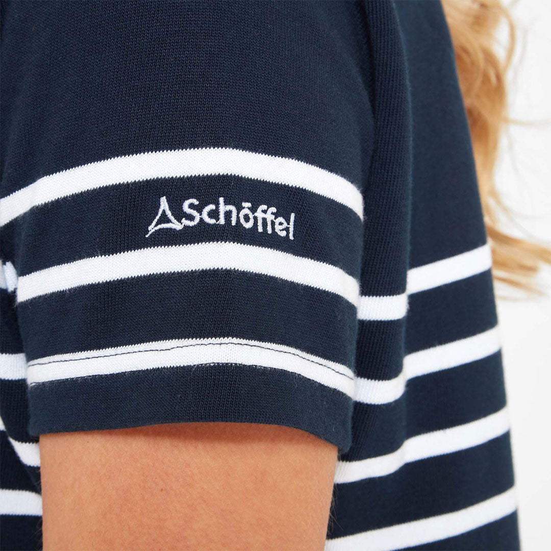 Schoffel Women's Beauport Dress in Navy wtih Stripes