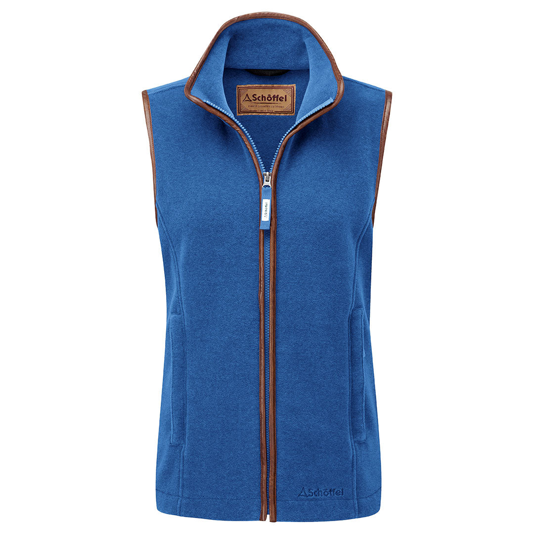 Schoffel Women's Lyndon Fleece Gilet in Cobalt Blue