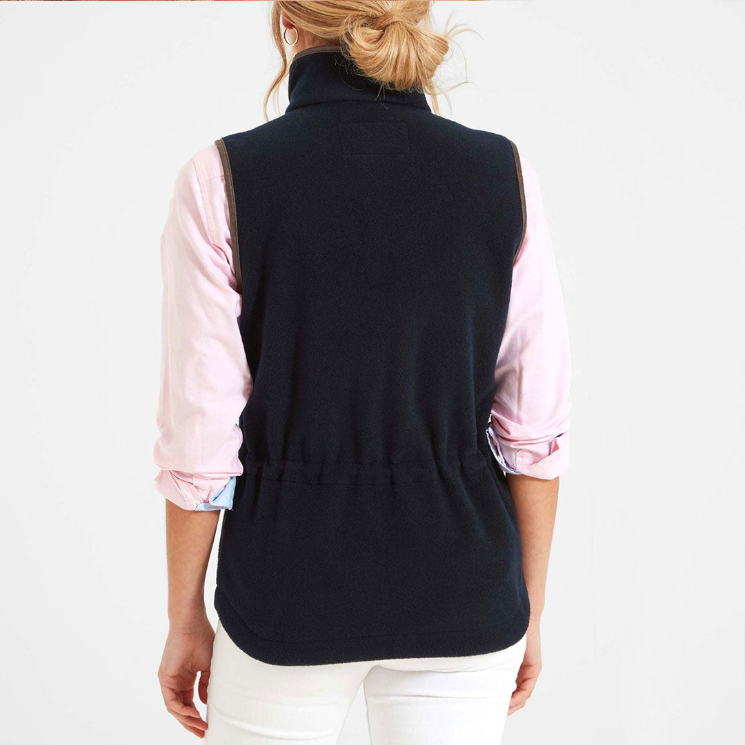 Schoffel Women's Lyndon Fleece Gilet in Navy
