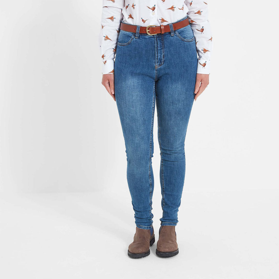 Schoffel Women's Poppy Jean in Indigo Navy