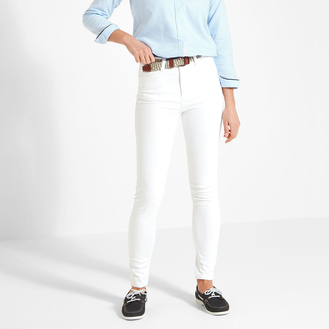 Schoffel Women's Poppy Jean in White