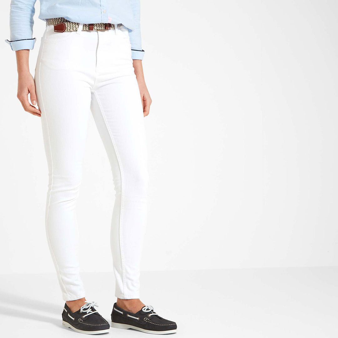 Schoffel Women's Poppy Jean in White