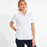 Schoffel Women's St Ives Tailored Polo Shirt in White