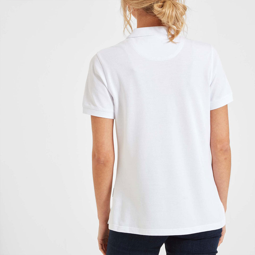 Schoffel Women's St Ives Tailored Polo Shirt in White