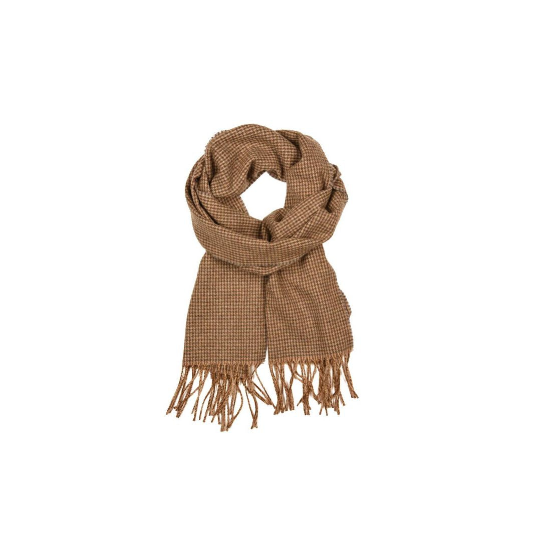 Schoffel Edale Scarf in Houndstooth Tweed