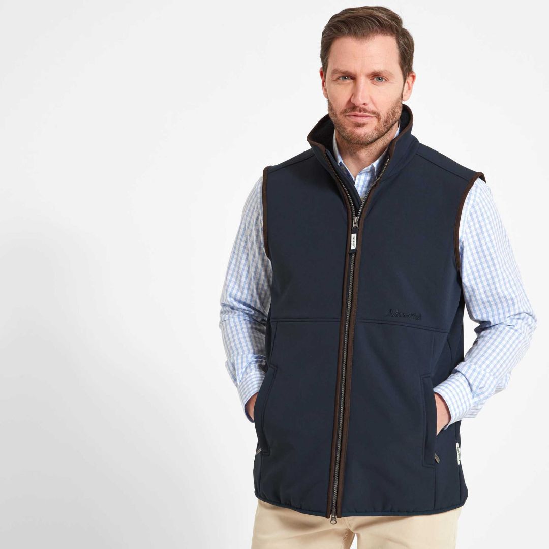 Schoffel Men's Belton Gilet in Navy