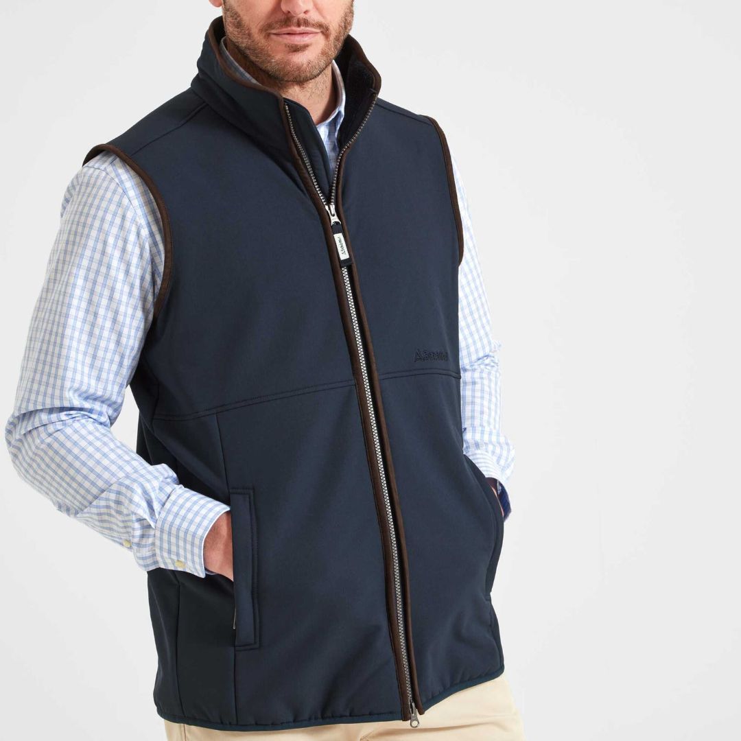 Schoffel Men's Belton Gilet in Navy