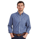 Schoffel Men's Cavendish Oxford Shirt in Vintage Navy