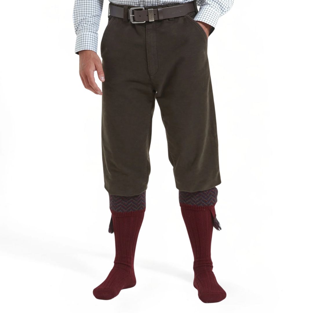 Schoffel Men's Moleskin Breeks in Forest