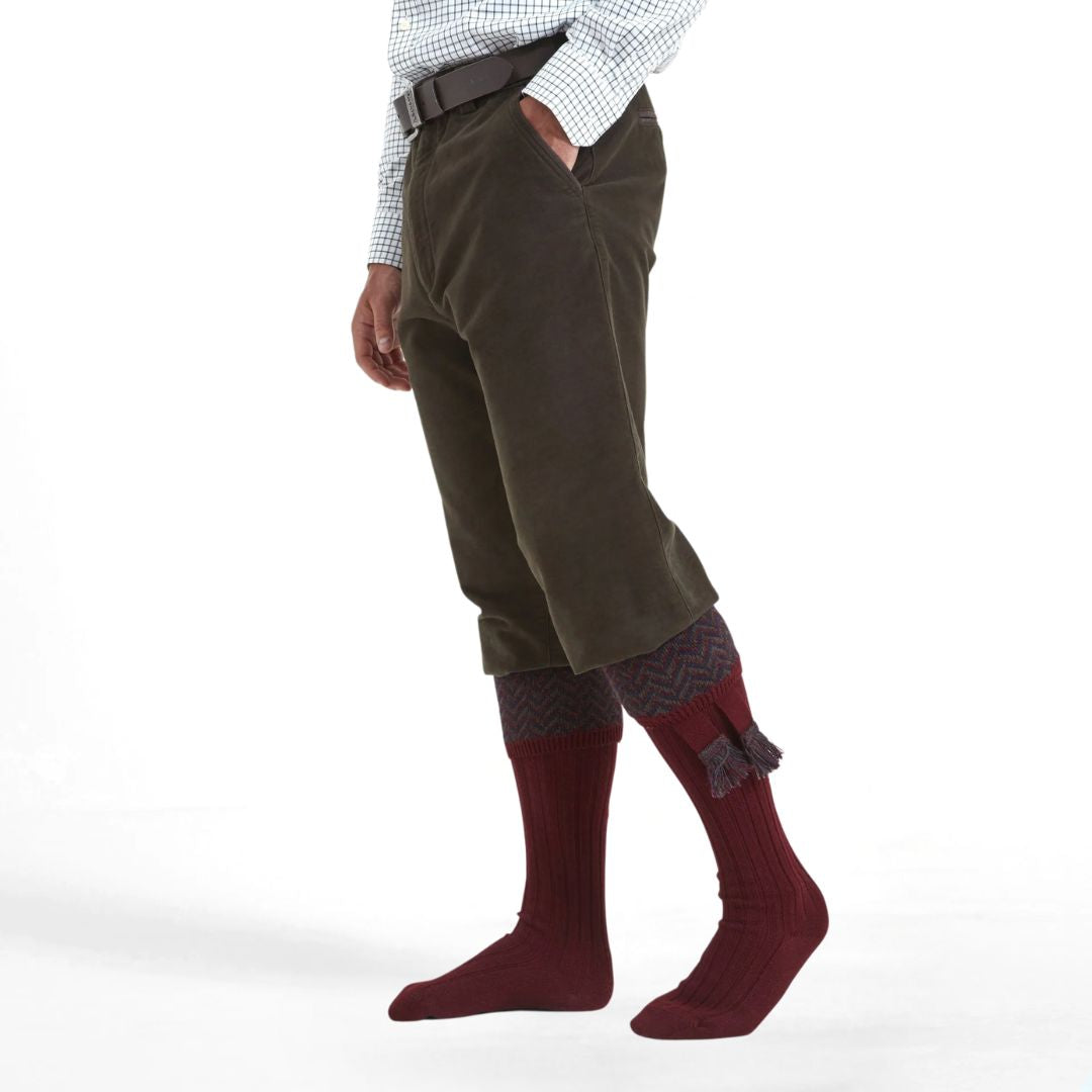 Schoffel Men's Moleskin Breeks in Forest