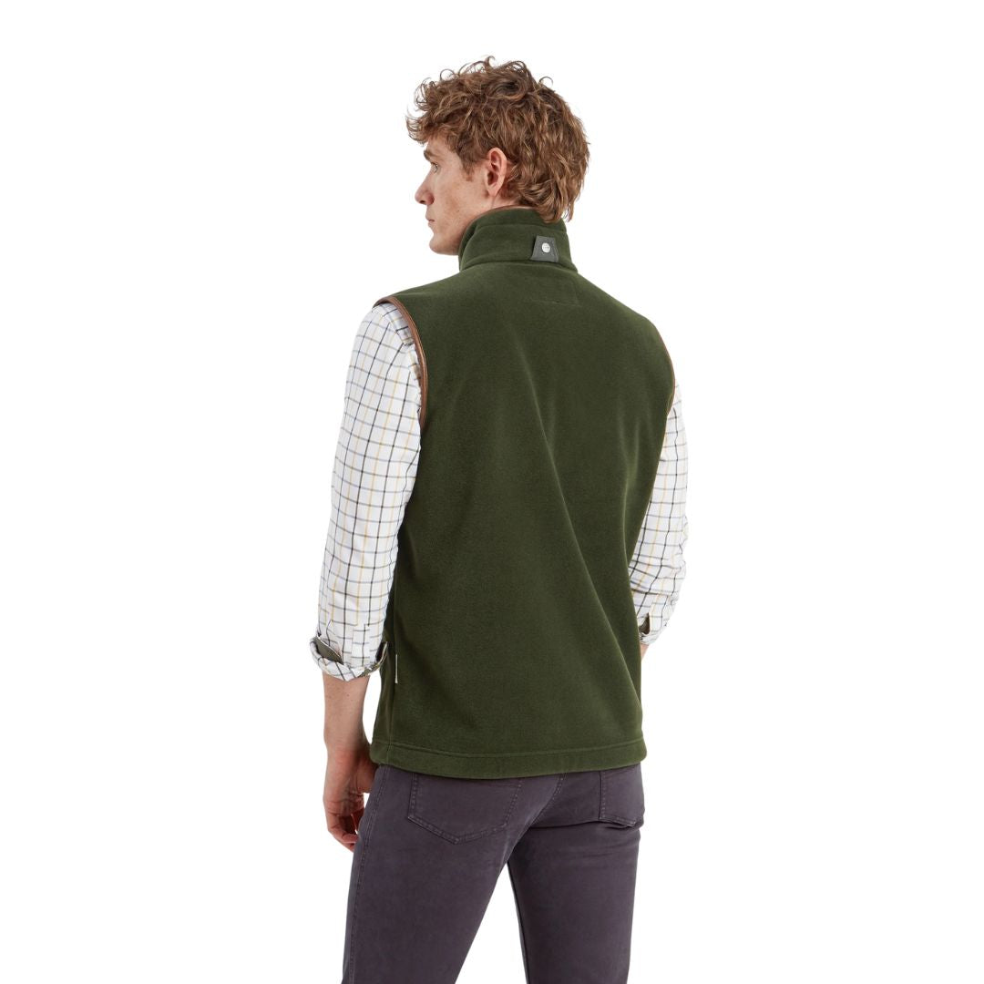 Schoffel Men's Oakham Fleece Gilet in Forest