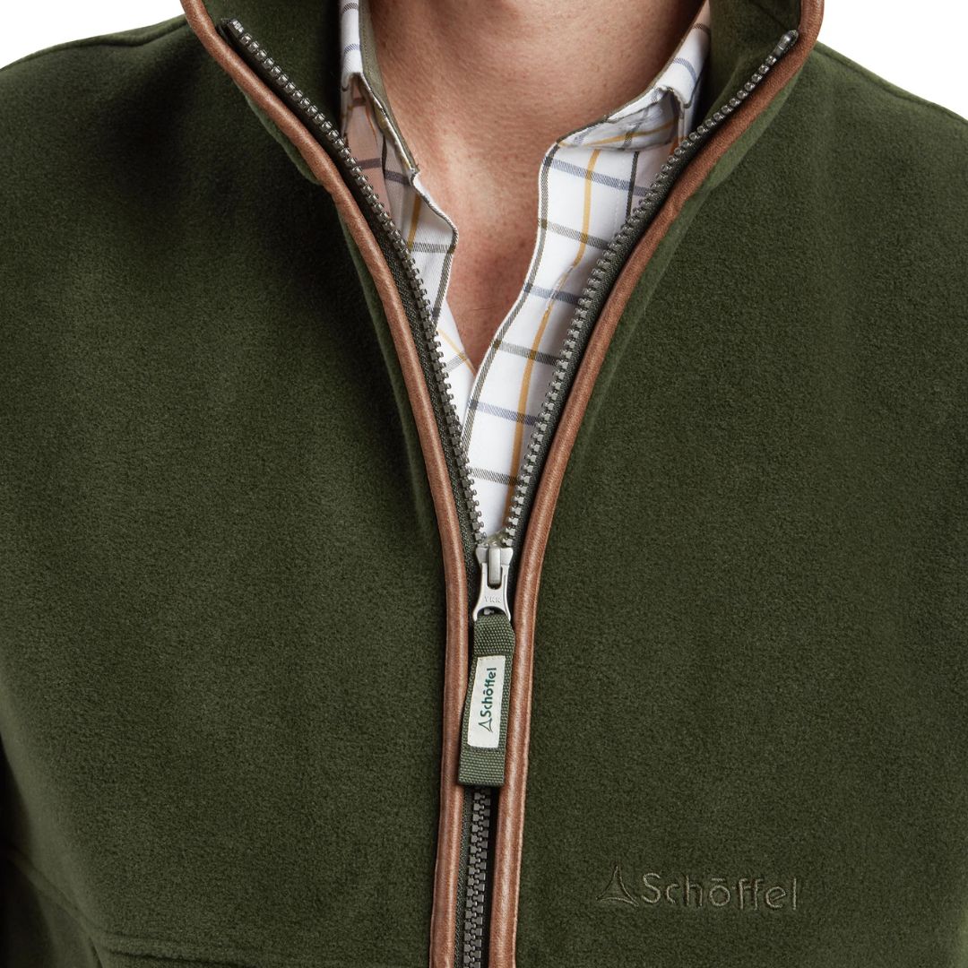 Schoffel Men's Oakham Fleece Gilet in Forest
