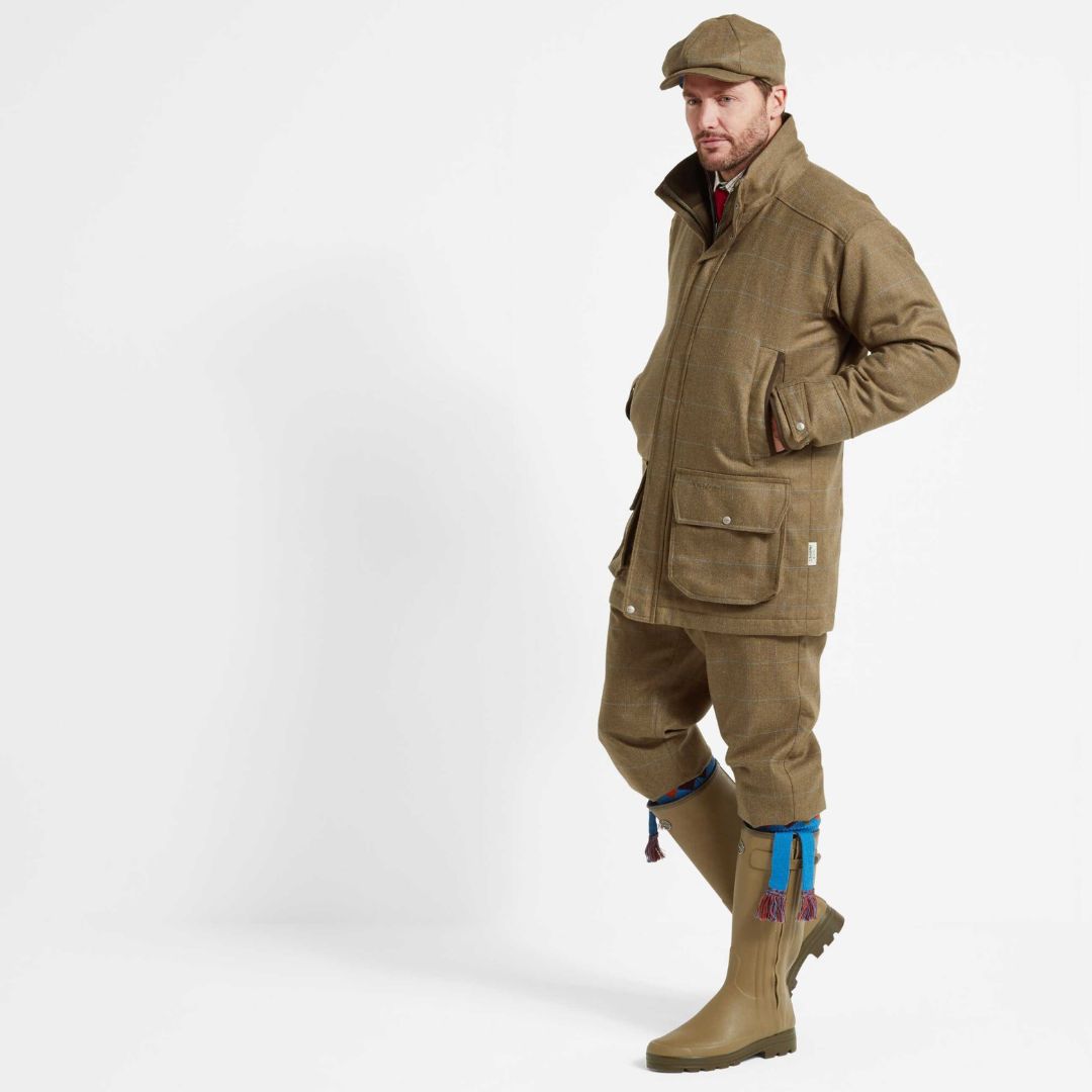 Schoffel Men's Ptamirgan Classic Coat in Corry Tweed