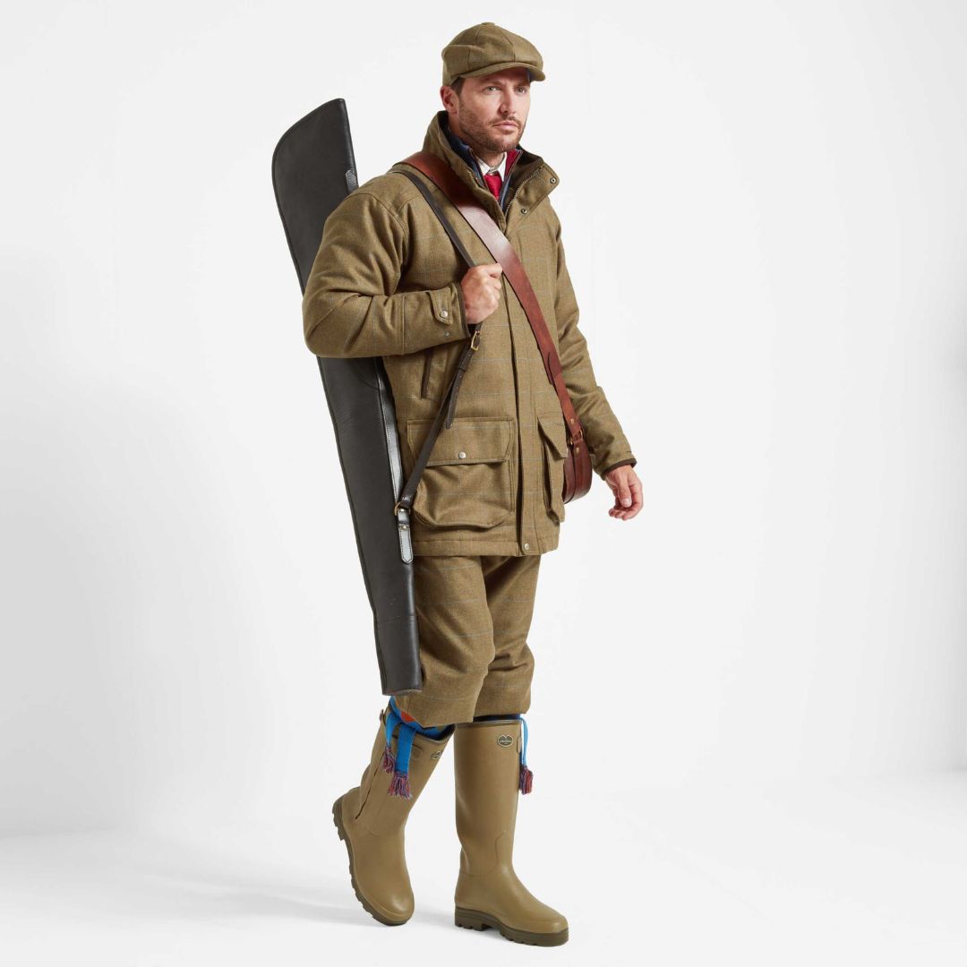 Schoffel Men's Ptamirgan Classic Coat in Corry Tweed