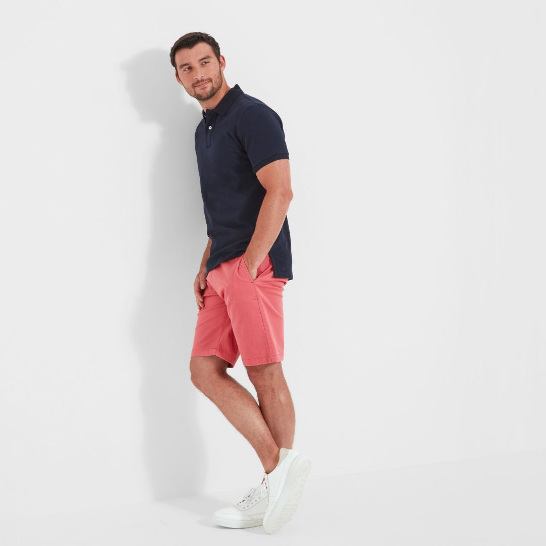 Schoffel Men's St. Ives Tailored Polo Shirt in Navy