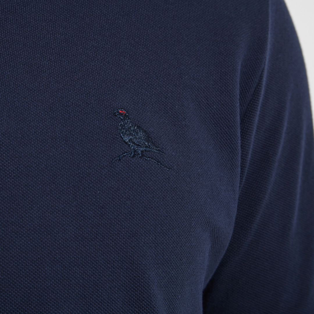 Schoffel Men's St. Ives Tailored Polo Shirt in Navy