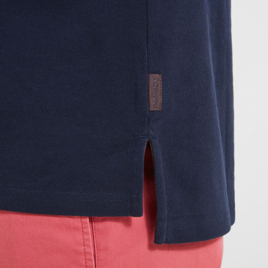 Schoffel Men's St. Ives Tailored Polo Shirt in Navy