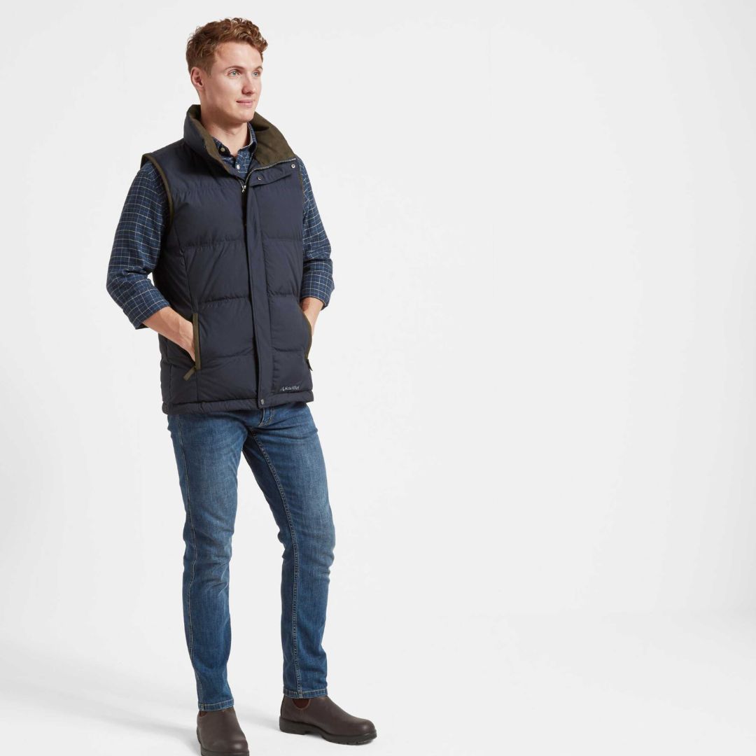 Schoffel Men's Twickenham Gilet in True Navy