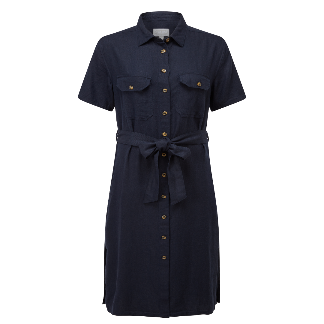 Schoffel Women's Daisy Linen Dress in Navy