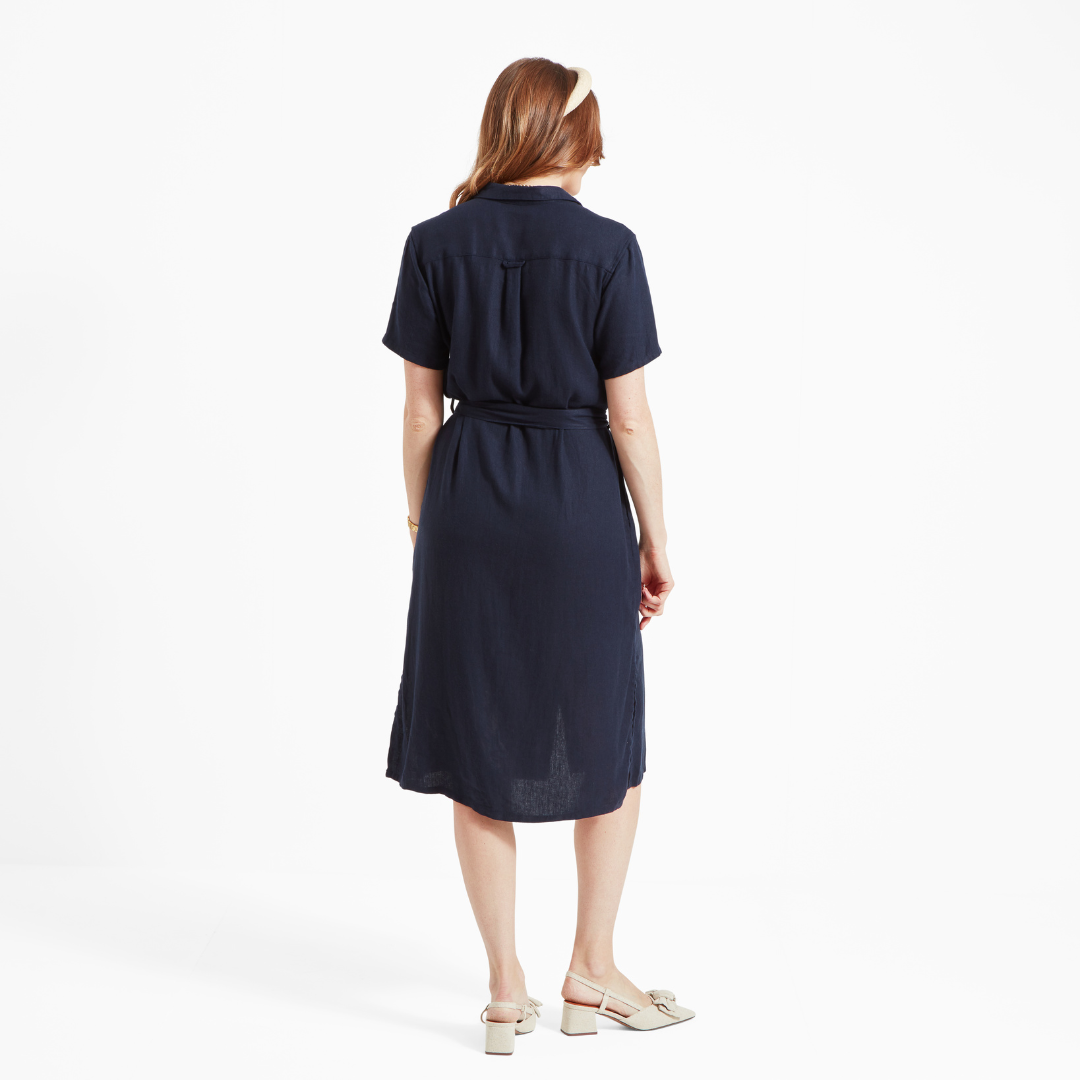 Schoffel Women's Daisy Linen Dress in Navy