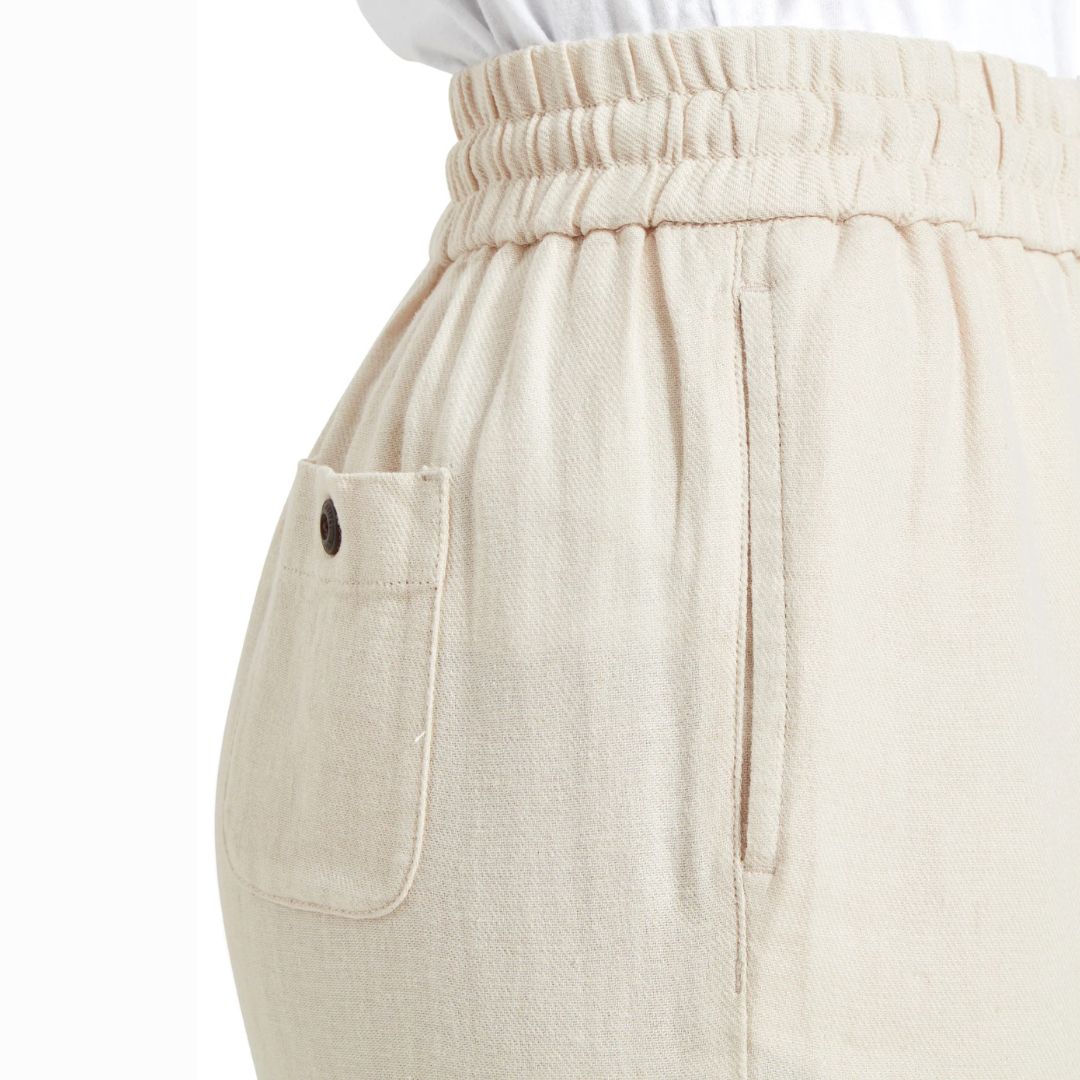 Schoffel Women's Daphne Linen Trousers in Oat