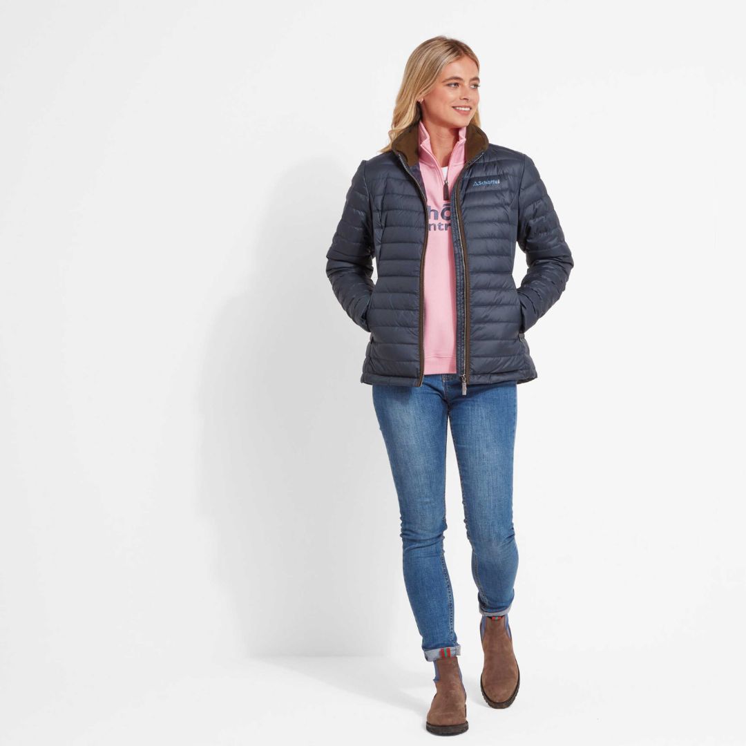 Schoffel Women's Hambleton Down Jacket in Petrol Blue
