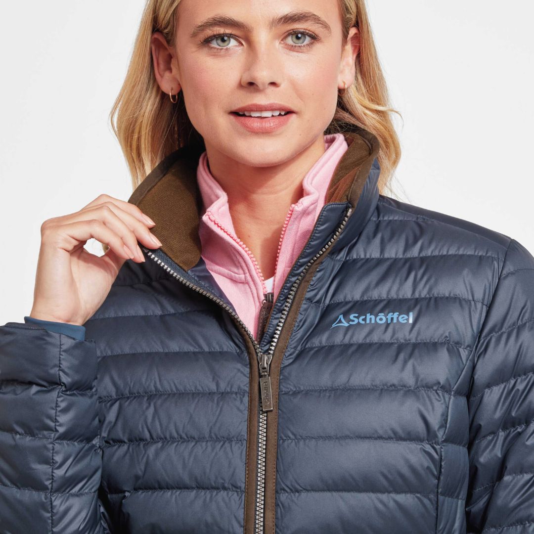 Schoffel Women's Hambleton Down Jacket in Petrol Blue