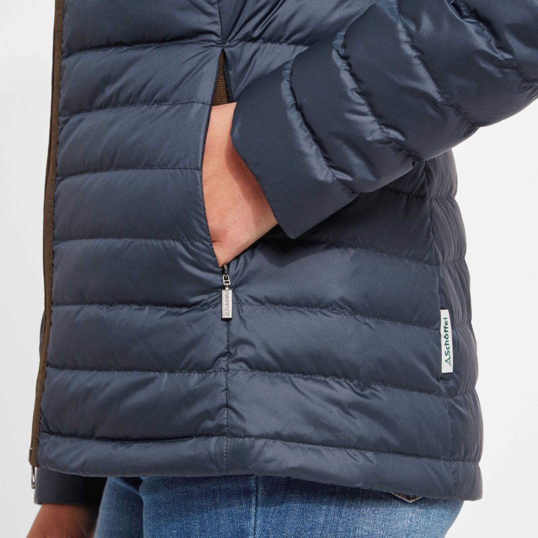 Schoffel Women's Hambleton Down Jacket in Petrol Blue