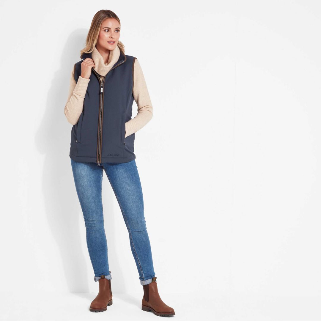 Schoffel Women's Belton Gilet in Navy