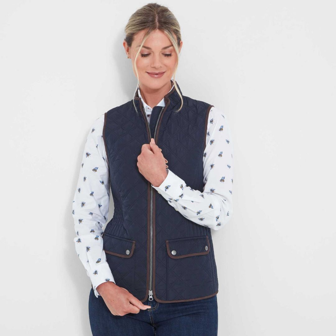 Schoffel Women's Quilt Gilet in Midnight