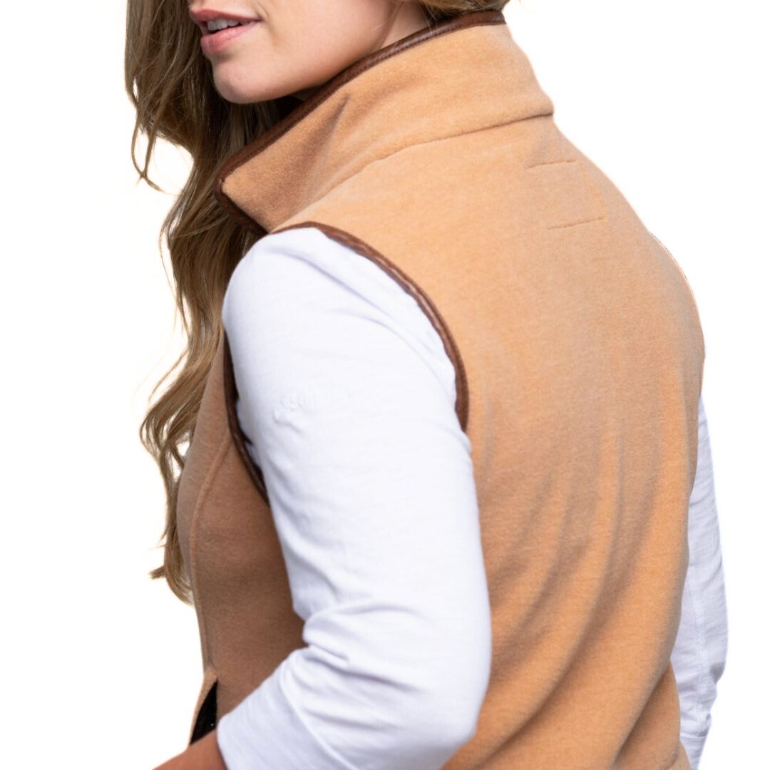 Schoffel Women's Lyndon Fleece Gilet in Camel