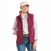 Schoffel Women's Lyndon Fleece Gilet in Mulberry