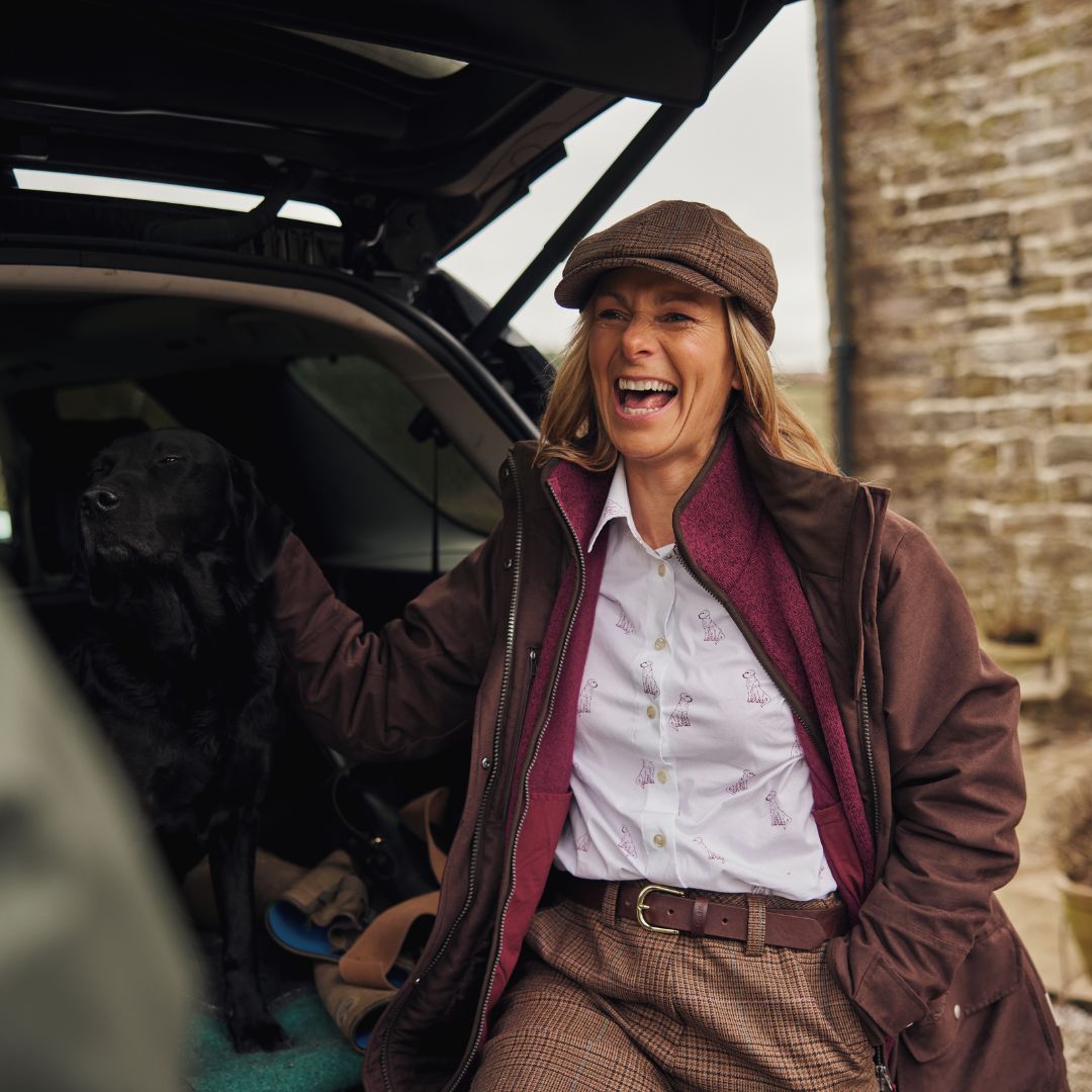 Schoffel Women's Lyndon Fleece Gilet in Mulberry