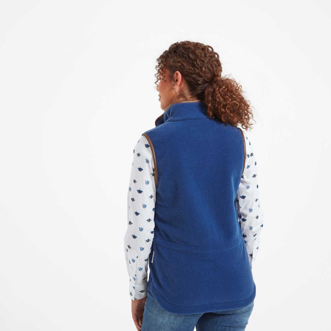 Schoffel Women's Lyndon Fleece Gilet in Cobalt Blue