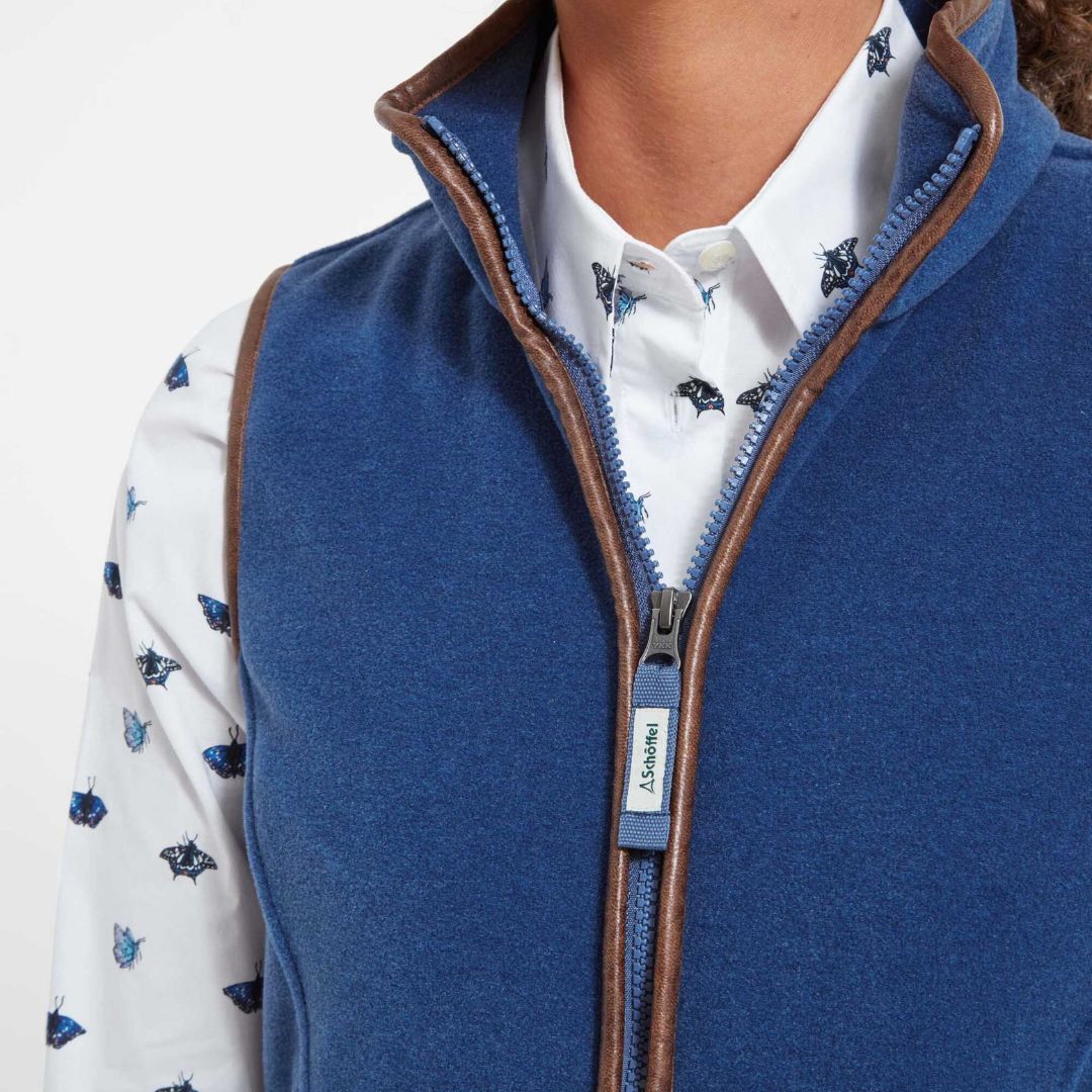 Schoffel Women's Lyndon Fleece Gilet in Cobalt Blue