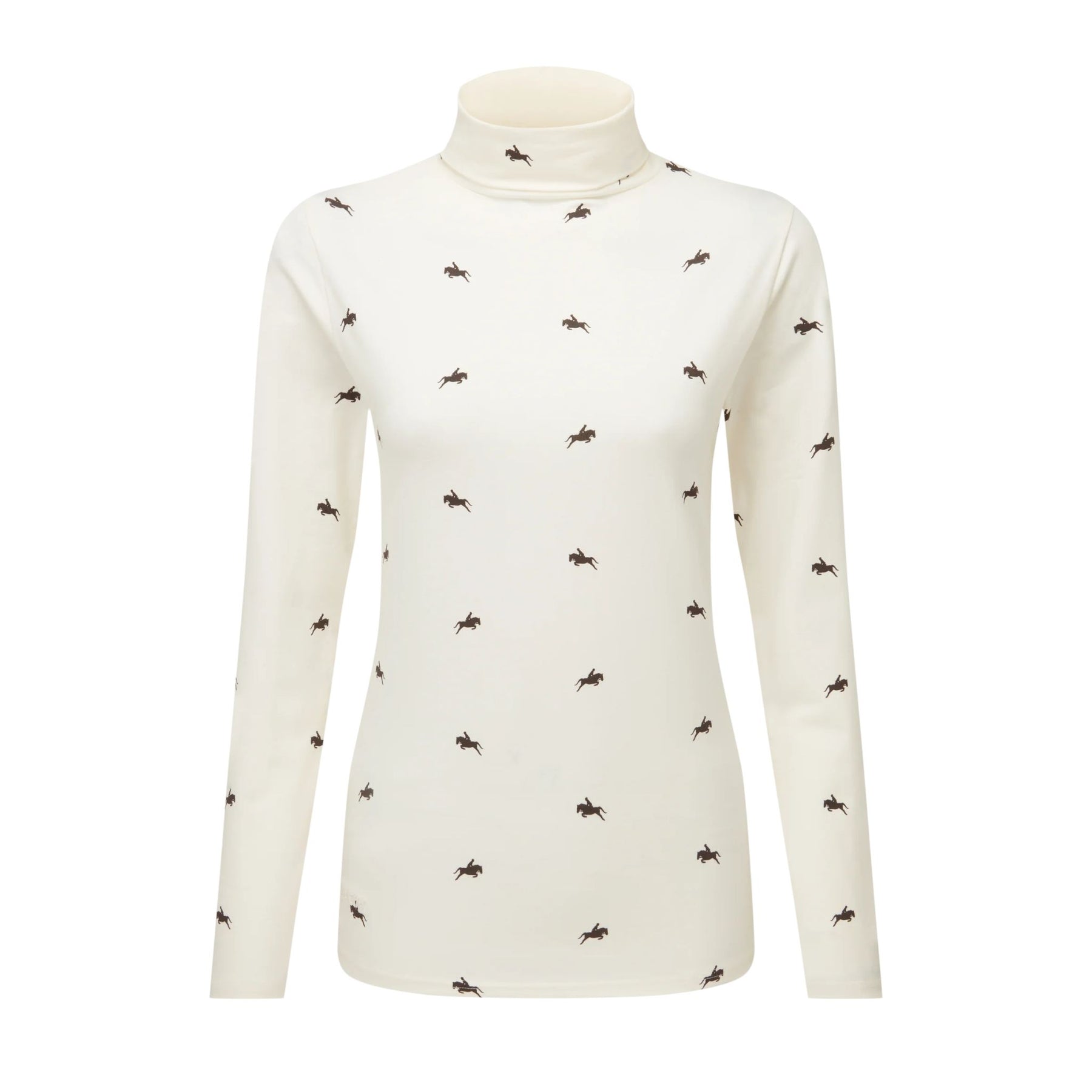 Schoffel Women's Malham Roll Neck Top in Bay Horse