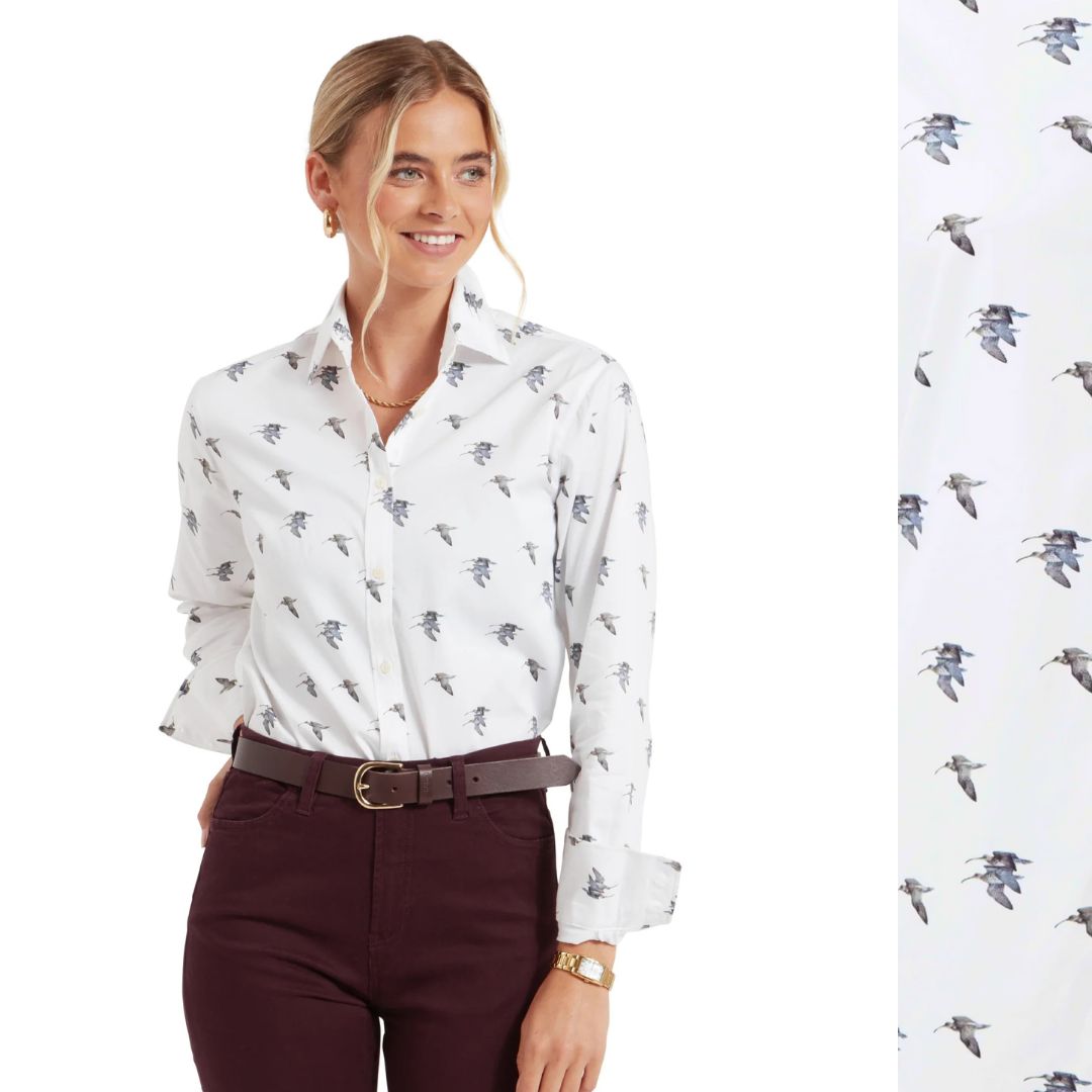 Schoffel Women's Owen Williams Shirt in Curlew Print