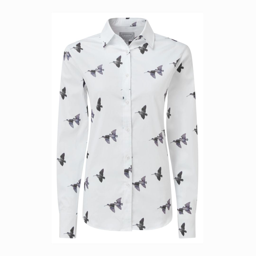 Schoffel Women's Owen Williams Shirt in Woodcock Print