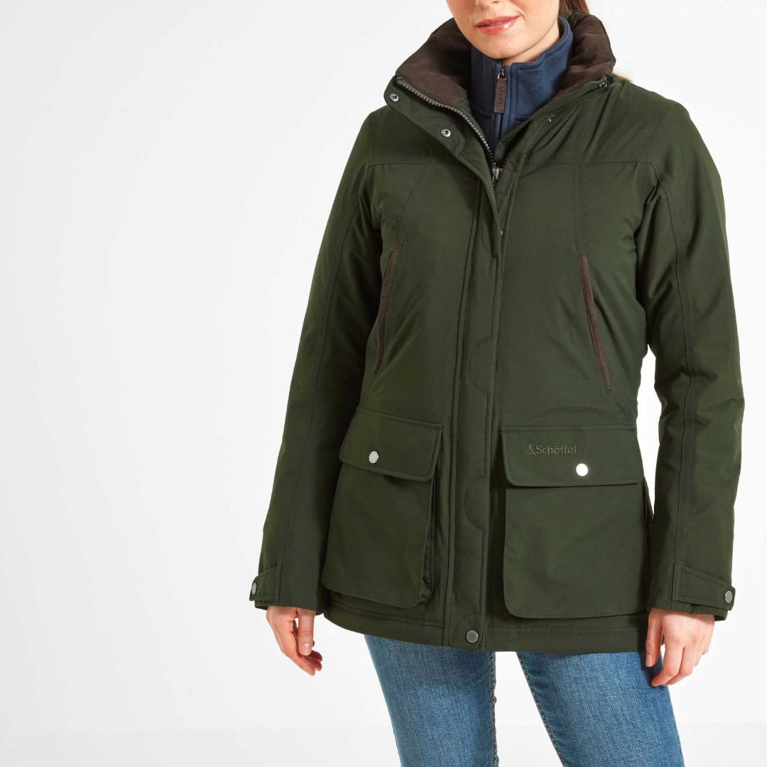 Schoffel Women's Rockingham Coat in Forest