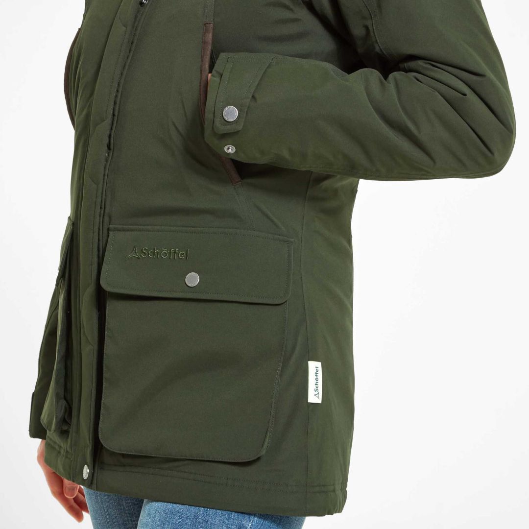 Schoffel Women's Rockingham Coat in Forest
