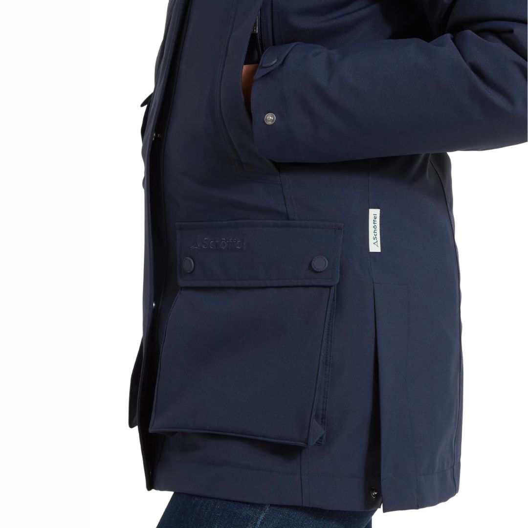 Schoffel Women's Uppingham 3 in 1 Coat in True Navy