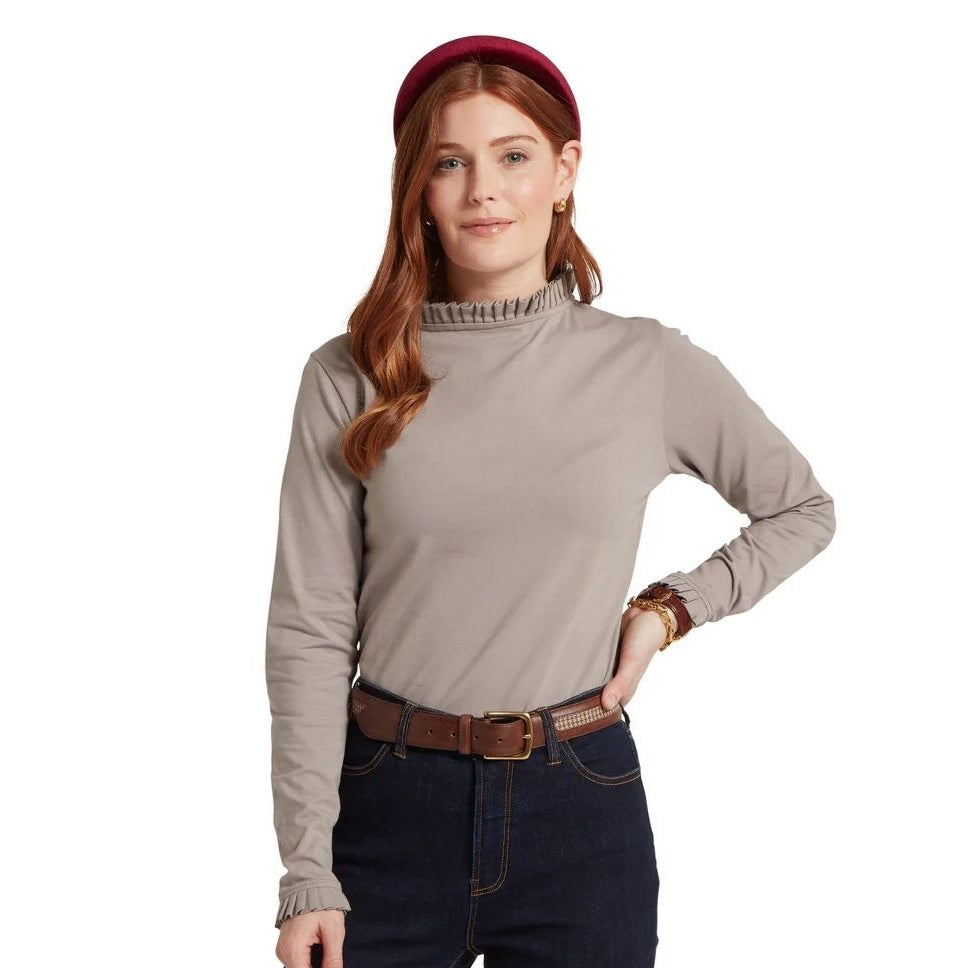 Schoffel Women's Ilkley Blouse in Mushroom