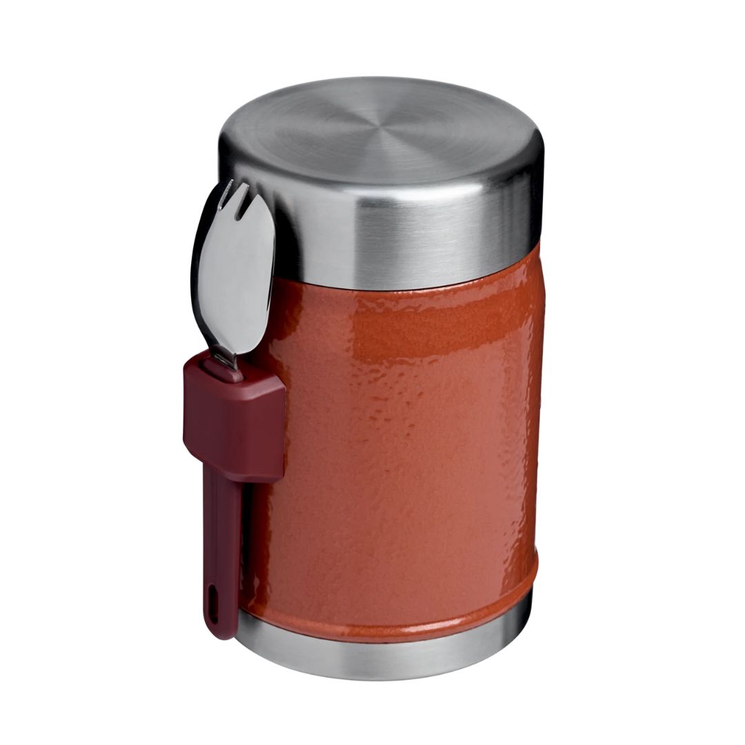 Stanley Classic Legendary Food Jar + Spork in Hammertone Clay (400ml)